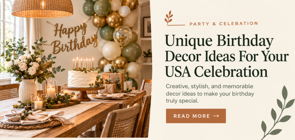 Unique Birthday Decor Ideas for Your USA Celebration