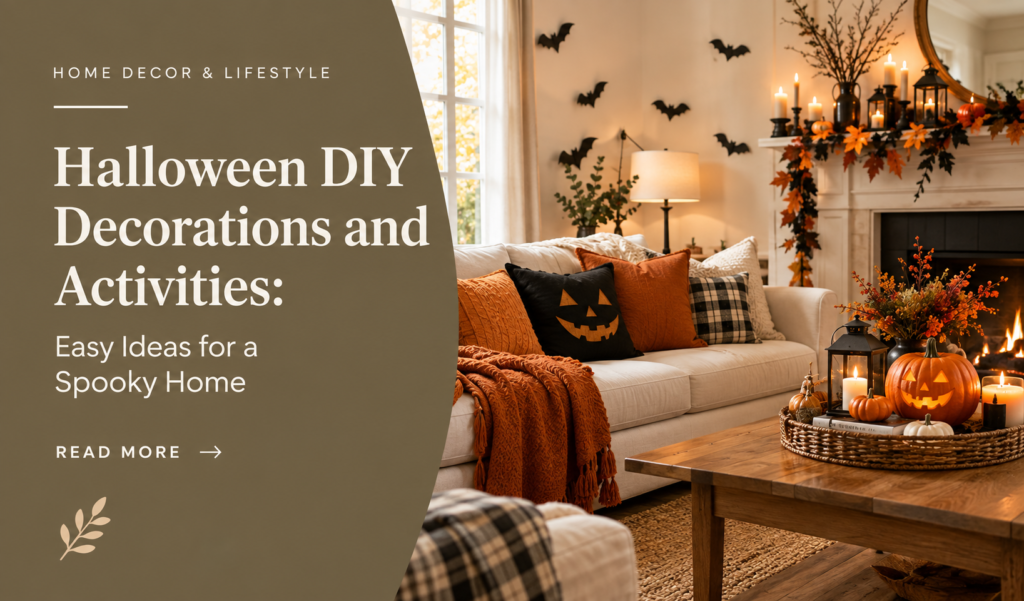 Halloween DIY Decoration and activities