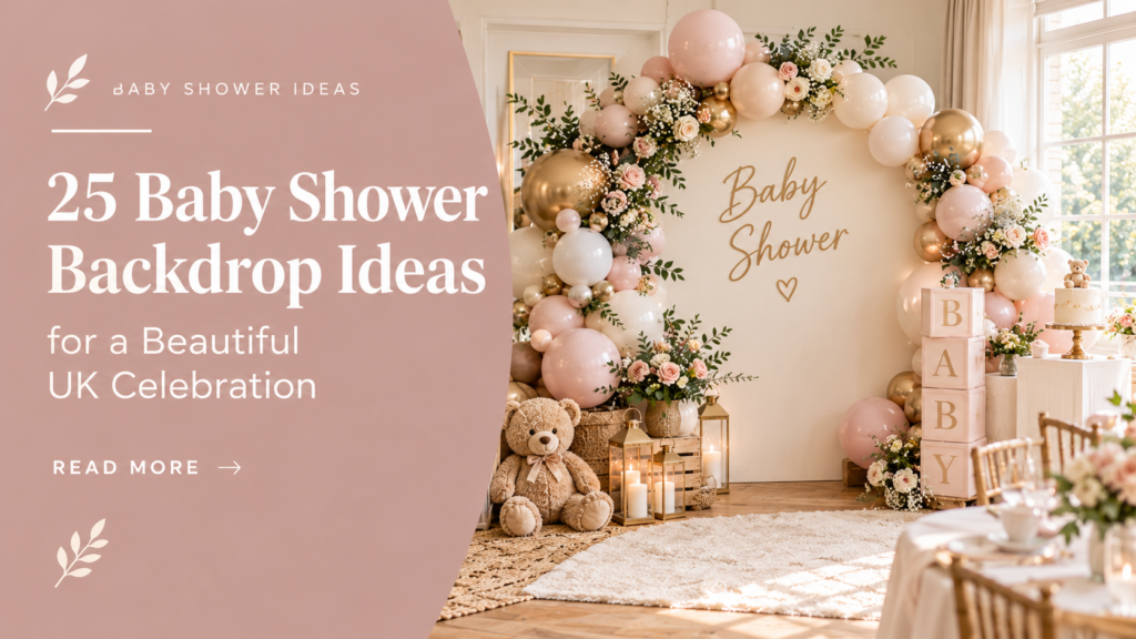 baby shower backdrop ideas