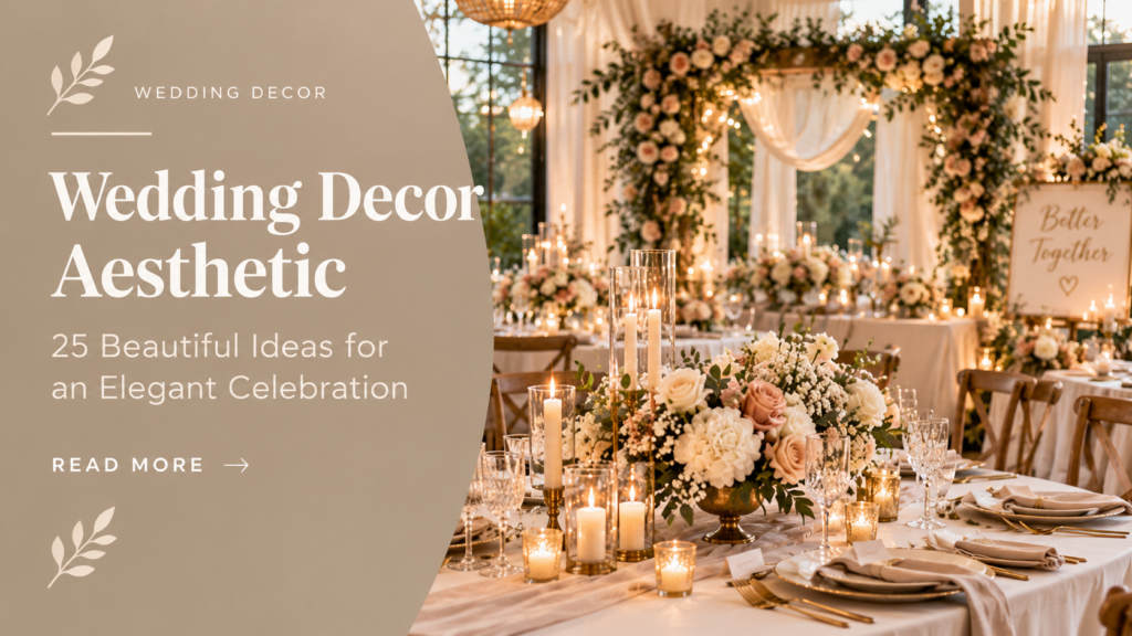 wedding decor aesthetic