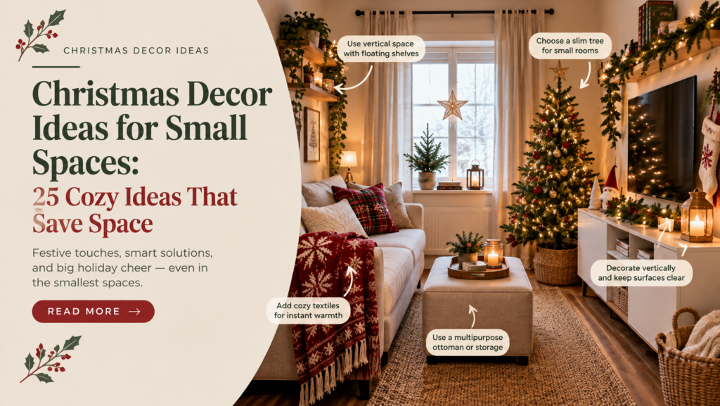 Christmas decor ideas for small spaces