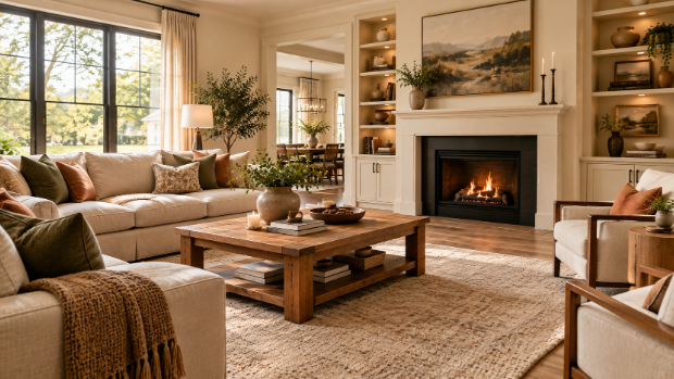 home decor ideas for a stylish USA living room