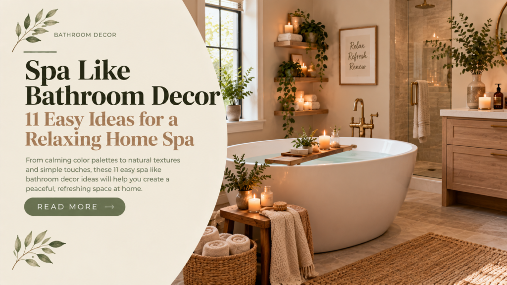 spa bathroom decor ideas
