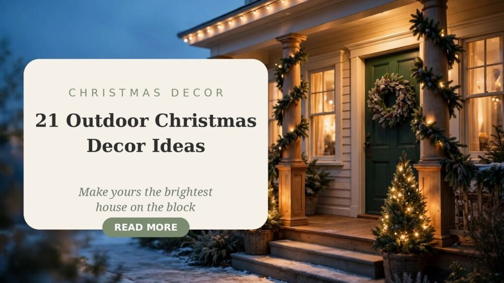 21 Outdoor Christmas Decor Ideas