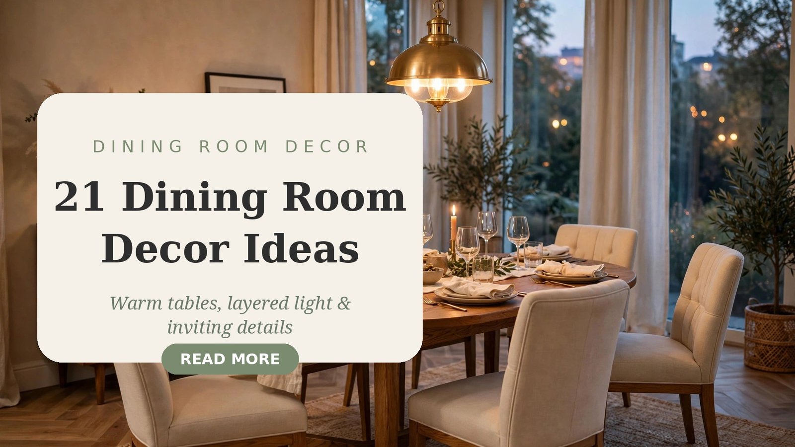 21 Dining Room Decor Ideas for a Warm, Stylish Space