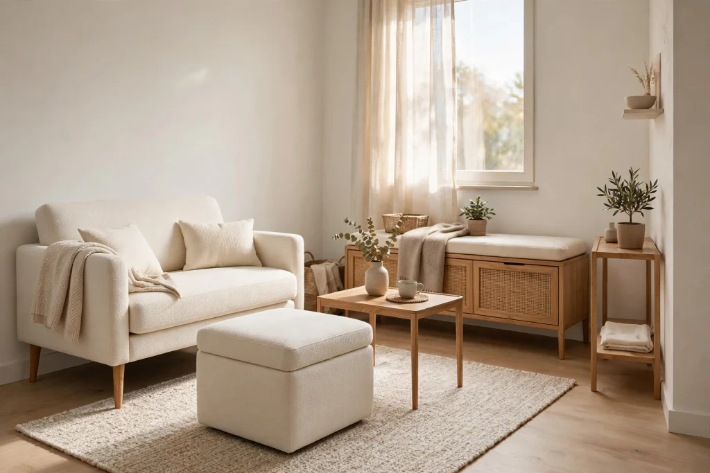 Space-saving furniture ideas for a small modern living room