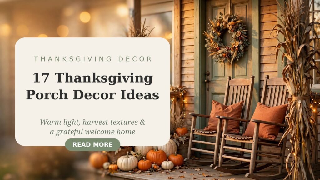 17 Thanksgiving Porch Decor Ideas for a Warm Welcome